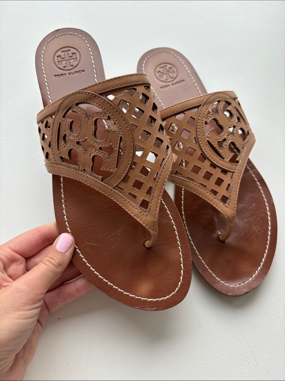 Tory Burch Thatched Sandal size 10.5